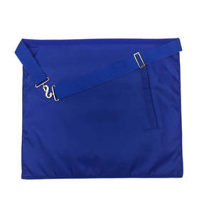 Maçonnique Regalia Lodge Maître Tablier Artisanat Maître Maçons MM Tablier Officier Col Sacs Bleu Tabliers Maçonniques - Product Image 5