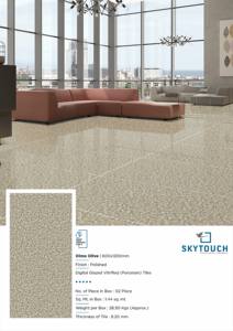 Nouveau modèle Nouveau design 600x1200mm Revêtement de sol vitrifié sans noisette à bas prix Carreaux de sol en marbre aspect poli - Product Image 3