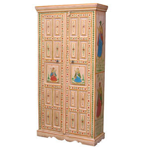 อินเดียสีขาวทาสีห้องนอนตู้เสื้อผ้าการออกแบบเฟอร์นิเจอร์ห้องนอนไม้ - Product Image 4