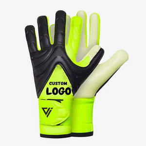 Gants de gardien de but en latex respirant de qualité supérieure, nouveau design, avec sangle de poignet réglable et fermeture auto-agrippante antidérapante pour hommes - Product Image 1