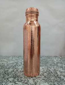 Botella de agua grande de cobre Ayurvédico martillado unisex recipiente de metal para beber directamente para uso en el gimnasio y regalos botellas de cobre hechas a mano - Product Image 5