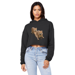 Sudadera con Capucha Corta Unisex Estilo Boyfriend con Borde Crudo, Estilo Jersey Informal de The Cheetah Brothers para Primavera, Transpirable y Cómoda - Product Image 1