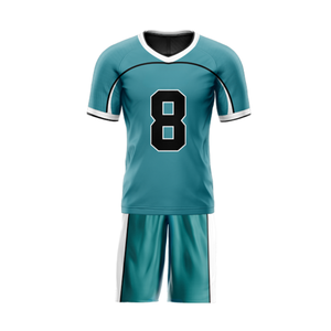 Ensemble de maillot et short de football américain imprimé numériquement sur mesure avec logos et noms pour équipes professionnelles - Product Image 1