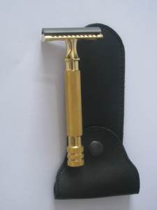 Maquinilla de afeitar de seguridad de doble filo personalizada Maclura, hoja de depilación húmeda de acero inoxidable, logotipo gratuito incluido - Product Image 6