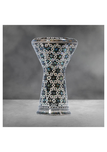 Auténtica Darbuka Gawharet El Fan Black Diamond Lattice Sombaty de 23 cm, Pearl Doumbek - Product Image 5