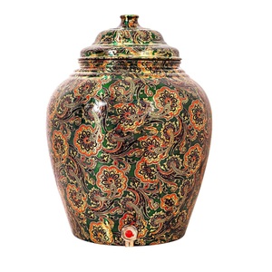 Vente en gros de pot de distributeur d'eau en cuivre Matka pour la maison ustensiles de cuisine bureau fête restaurant Ayurveda bienfaits pour la santé refroidisseur d'eau - Product Image 1