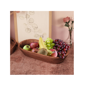 Tazón de masa de frutas Diseño moderno de madera único Tazón de fruta rústico de madera Calidad de madera del fabricante Vajilla - Product Image 4