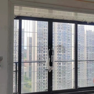 Thiết Kế Hiện Đại Tự Động Trượt Patio Nhà Bếp Cửa Kính Hợp Kim Nhôm Phân Vùng Với Side Mở Hoàn Thành Bề Mặt Cho Biệt Thự - Product Image 3