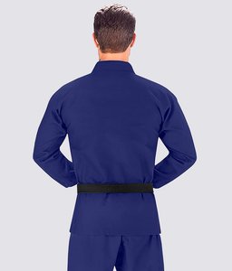 Ensemble d'uniformes d'arts martiaux unisexes en coton léger personnalisé OEM Combinaisons d'entraînement de taekwondo et de karaté pour hommes et femmes caractéristiques extensibles - Product Image 5