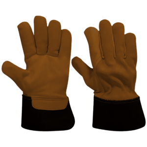 ถุงมือนิรภัยหนังวัวเกรนทนทานต่อการเกิดไฟฟ้าสถิตและทนต่อการเสียดสีนุ่มและสะดวกสบายสำหรับการใช้งานในครัวเรือนทุกวัน - Product Image 5