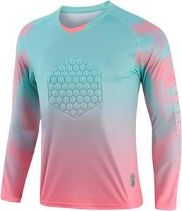 Camiseta de Portero de Fútbol para Adultos, Acolchada, Manga Larga, Transpirable, de Secado Rápido, 100% Poliéster, con Nombre de Equipo Personalizado - Product Image 6