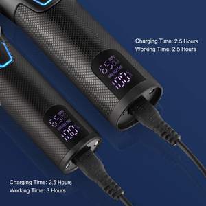 Kit Profesional Inalámbrico de Peluquería para Hombre, Recargable, con Recortadora de Barba y Bigote, en Francés - Product Image 1