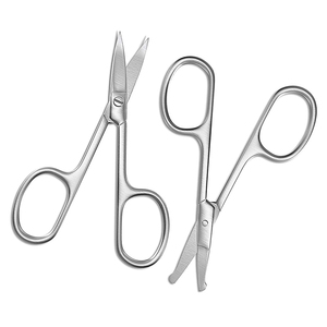 Ciseaux de toilettage de qualité supérieure pour les soins personnels, l'épilation du visage et la coupe des poils des oreilles, du nez et des sourcils - Product Image 2