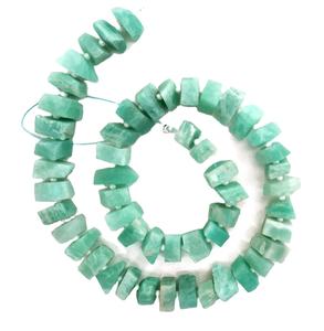 New Arrival 50 Piece Amazonite Gemstone Central Drilled Rough <b>Beads</b> Top Quality Christmas Gift Making <b>Necklace</b> - Product Image 1