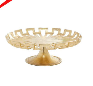 Soporte de pastel con acabado dorado de Metal de forma redonda de último diseño para boda de fiesta - Product Image 5