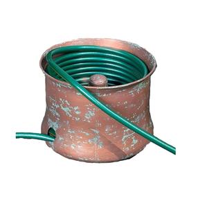 Pot de tuyau d'arrosage résistant aux intempéries finition en métal antique pour organiser les tuyaux d'arrosage à l'extérieur couleur de forme de taille personnalisée - Product Image 5