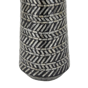 Vase à fleurs en aluminium de qualité supérieure dans un superbe argent fini avec un design élégant parfait pour l'affichage floral intérieur et extérieur - Product Image 4