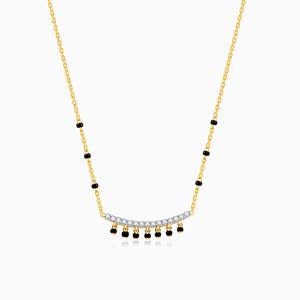 Elegante Collar Mangalsutra de Oro con Diamantes Cultivados en Laboratorio para Mujer, para Bodas, Fiestas, Compromisos y Regalos, Moderno - Product Image 2