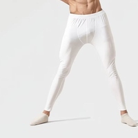 Ventes en gros de leggings de compression pour hommes, respirants, à séchage rapide, en coton et en fibre de bambou, avec cordon de serrage, logo personnalisé, pour la salle de sport et la course à pied