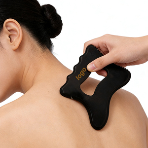 Herramienta de Gua Sha para Cuerpo Completo y Masaje Facial, Piedra Bian para Adelgazamiento Abdominal, Mango de Gua Sha para Drenaje Linfático - Product Image 4