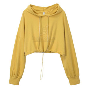 Uso al aire libre Superventas Transpirable Mujeres Crop Top Sudaderas con capucha Ropa de moda Durable Mujeres Crop Top Sudaderas con capucha - Product Image 1
