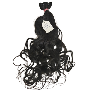 Vente en gros 100% paquets de cheveux Remy indiens bruts naturels 100% extensions de cheveux humains vierges bruts non transformés fabriqués en Inde - Product Image 3