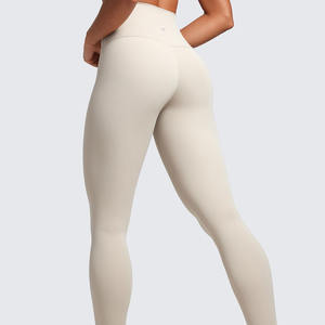 Leggings personnalisés OEM pour femmes à prix raisonnable avec des matériaux de qualité supérieure Leggings de yoga pour femmes au meilleur design avec logo personnalisé - Product Image 6