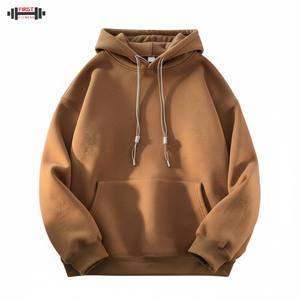 Sudadera holgada con capucha de algodón Streetwear Unisex Winter Heavyweight Fleece Regular Fit - Product Image 1