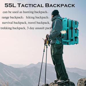 Mochila táctica personalizada OEM con logotipo de impresión bordado al aire libre senderismo Camping bolsa de viaje duradero de gran capacidad proveedor - Product Image 5