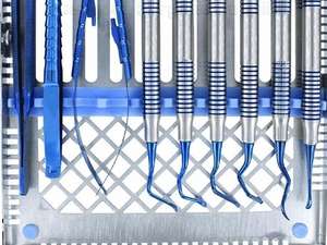 Kit de chirurgie parodontale micro-manuelle de base, instruments dentaires en titane, réutilisables, écologiques, outils chirurgicaux - Product Image 5