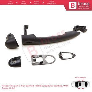 Manija de apertura de puerta exterior BDP1166 con orificio para sensor 806706656R para Fluence, Megane 3, Clio 4, Scenic 3, Captur 1 - Product Image 2