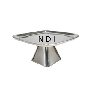 Top Quality Aluminium Metal 2 <b>Tier</b> <b>Cake</b> Stand Birthday Event Party Celebration <b>Cake</b> Serving Stand - Product Image 2