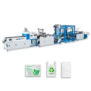 Easy To Operate Automatic Non Woven T-shirt Bag Shopping Bag Making Machine China Supplier