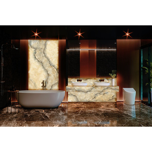 Custom Kitchen and Bathroom Vanity Tops Calacatta Quartz Natural Stone Countertops Carrara Calacata Hotel Project Prefab Cut - Product Image 1