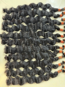 Capelli Umani Vergini di Alta Qualità Personalizzabili, Ondulati Naturali Remy, Super Double 100 <span class=keywords><strong>gr</strong></span>/confezione - Product Image 3