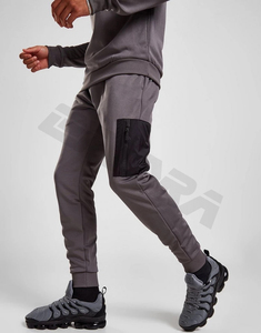 Pantalon de jogging cargo tissé style Bondi pour homme, streetwear, pantalon de sport gris, slim fit, décontracté, extérieur - Product Image 4