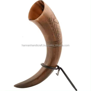 Auténtico Cuerno Vikingo para Beber, Hecho a Mano, Tallado Natural, Cáliz Tradicional Nórdico, Recipiente para Hidromiel, Estilo Rústico Medieval, Amor a lo Auténtico - Product Image 3