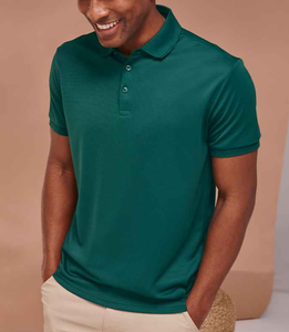 Polo atractivo liso multicolor de calidad premium 100% poliéster diseño de tamaño personalizado para hombre 180 GSM de Bangladesh - Product Image 1