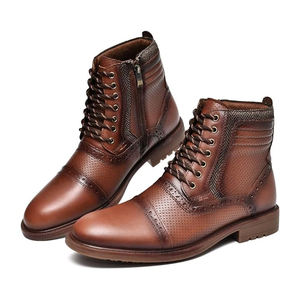 Nouvelles chaussures en cuir Chelsea pour hommes, mode hiver, légères, très vendues, tendance, prix raisonnable, haute qualité - Product Image 3