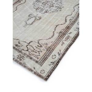 Tapis en laine noué à la main doré vintage, grand tapis de salon rectangulaire à motifs abstraits, fait main pour usage domestique - Product Image 2