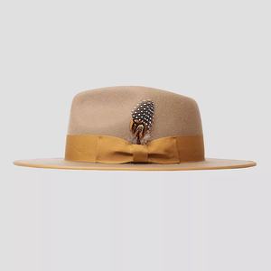 Chapeau en feutre de mouton britannique unisexe, directement de l'usine, en pure laine, accessoire de mode pour adultes, extérieur, nœuds, sangle, style élégant et distinctif - Product Image 5