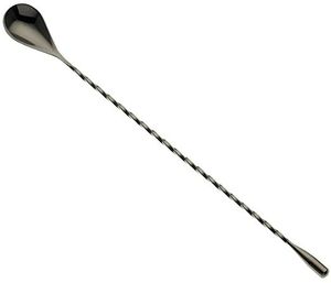 Cuchara de barra de metal pulido espejo para camareros caseros que agregan brillo y apariencia profesional a cada creación de bebida - Product Image 4