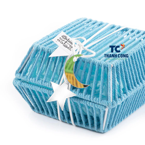 New Design Natural Seagrass <b>Box</b> Made in Vietnam <b>Storage</b> Basket With Wholesale Price for Home Decoration - Product Image 2