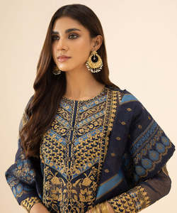 ชุดสูท Salwar Kameez ออกแบบใหม่จากอินเดียชุดสูทสไตล์ปากีสถานปักคอชุด Eid salwar Kameez สำหรับผู้หญิงพร้อมสวมใส่ - Product Image 6