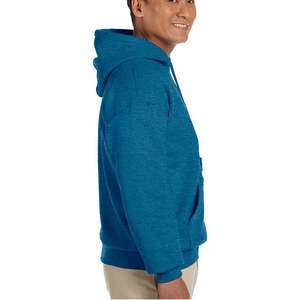 Nueva llegada de los hombres de algodón completo de poliéster de manga larga sudaderas con capucha de invierno al por mayor patrón de impresión bordado forrado diseño sólido con capucha - Product Image 3