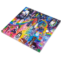 Plateaux de rangement pour extensions de cils en acrylique et verre, personnalisables avec logo, motif guépard et léopard, vente en gros