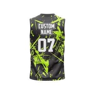 Camiseta de Fútbol Americano Transpirable de Talla Grande, Malla, Nueva Temporada 2023-2024, Impresión Digital, Colores y Logotipo Personalizados - Product Image 4