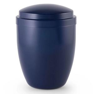 Handmade Premium Dark Blue European Style Cremation Urn Durable Metal for Bulk Human Ashes Orders Wholesale - Product Image 1