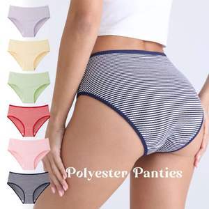 Braguitas de Algodón para Mujer, Ropa Interior Femenina de Color Sólido, Cómodas y Elásticas - Product Image 5