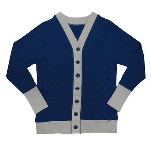 Ladies <b>Cardigan</b> Full Sleeve Custom Embroidered Knitted Sororities Solid Colour Casual <b>Button</b> Front Lined Sweater Winter - Product Image 1
